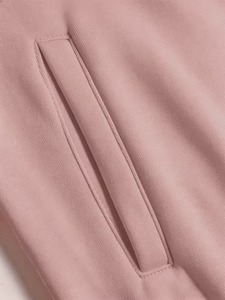 Sudadera con Capucha de Felpa Rosa Unisex, 100% Algodón, Corte Regular, Estilo Casual para Otoño, Bordado Personalizado - Product Image 5