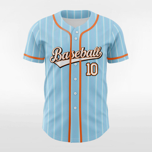 Maillot de baseball respirant style vintage, sublimé, design personnalisé, entièrement boutonné, tenue d'équipe pour la mode sportive rétro 2026 - Product Image 2