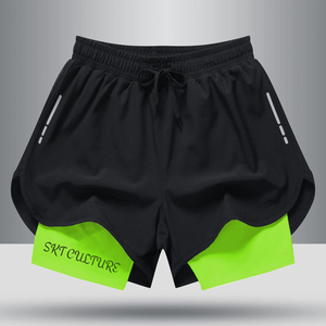 Pantalones Cortos Deportivos de Baloncesto para Hombre, de Secado Rápido, Transpirables, de Poliéster, con Cordón en la Cintura, para Gimnasio, Correr, Trotar, Entrenamiento, Malla Deportiva, Verano - Product Image 6