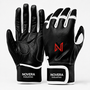 Youth Adult Professional Premium Leather <b>Baseball</b> Batting <b>Gloves</b> Anti-Slip Palm Lightweight Design <b>Baseball</b>/Softball - Product Image 2