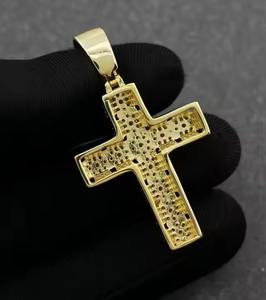 Colgante de Plata de Ley 925 con Baño de Rodio y Acabado Dorado, Estilo Hip Hop, Regalo de Navidad o Cumpleaños para Él - Product Image 2