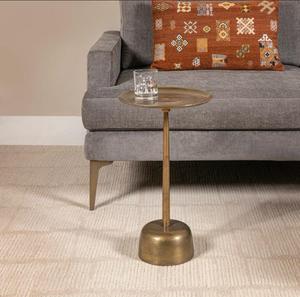 Mesa de Centro Redonda Moderna de Diseño Icónico, 20 Pulgadas de Altura, Mueble Decorativo para Sala de Estar - Product Image 5