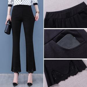 Pantalones de Vestir de Cintura Alta para Mujer, Diseño de Crepé, Pantalones Casuales para Mujer, OEM ODM - Product Image 4