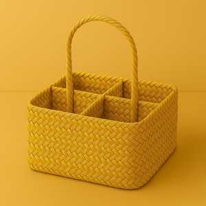 Portavasos de Bambú Tejido a Mano Estilo Bohemio para 6 Vasos |   Organizador de Cocina y Comedor Ecológico y Duradero - Product Image 3