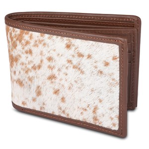 Portefeuille bifold en cuir véritable pour hommes et femmes, fait main, en cuir de vachette, fin, pliable, avec porte-cartes et poche à monnaie - Product Image 2