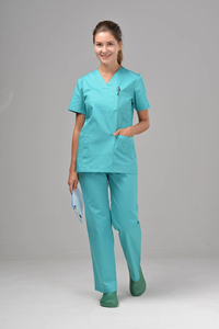 Tenues médicales OEM à manches courtes, personnalisables avec logo, prix d'usine, vente en gros d'uniformes - Product Image 2