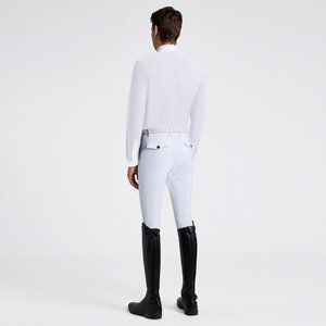 High Quality 4way Stretch Horse Riding Equestrian Shirt Top <b>Base</b> <b>Layer</b> Competition Show Shirt Polo in Soft Feel Technical Fabric - Product Image 6