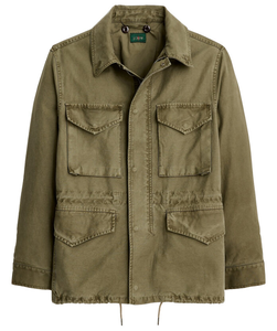Chaqueta de mezclilla premium para hombre con bolsillos utilitarios, poliéster 240g - Product Image 2