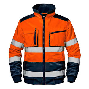 OEM Winter Waterproof Reflective Tape Safety <b>Jackets</b> Working Hi Vis Construction Security Workwear <b>Worker</b> <b>Jackets</b> - Product Image 3