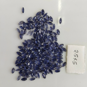 Iolita Púrpura Natural de 5x2.5MM, Corte Marquise Facetado, Gema Suelta de la Mejor Calidad con Efectos Pleocroicos para Joyería - Product Image 2