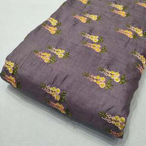 Premium Multi Embroidery Fabric Women Fashion Fabric Designer Embroidery Fabric Party Wear Fabric Luxury Fabric - Product Image 5