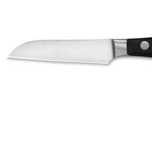 Couteaux à éplucher de cuisine haut de gamme en acier inoxydable, couteaux de précision avec manche noir pour trancher et éplucher les fruits et légumes - Product Image 1