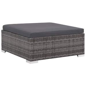 Juego de 12 Muebles de Patio Modulares de Ratán Sintético PE en Gris y Gris Oscuro, Colección Elegante de Muebles para Exteriores - Product Image 5