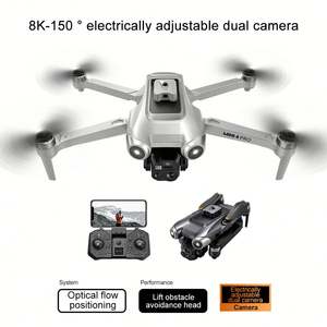 Drone RC Commercial V600 avec Double Caméra HD, Flux Optique, Évitement Intelligent des Obstacles, Conception Pliable - Quadricoptère Portable - Product Image 2