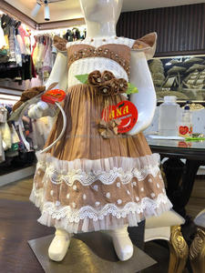 Vestido de Fiesta Infantil de Primavera con Diseño Elegante sin Mangas, Color Liso con Flores y Diadema - Product Image 2