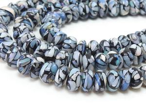 Perles rondes en opale australienne, multi-feux, lisses et polies, 8 pouces, pierre stabilisée, PMEGEMSBEADS, certifiées par un tiers - Product Image 5