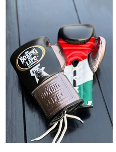 Canelo No Boxing No Life High Quality Cowhide Leather Lace-Up Non-Slip Stretch Adjustable Wrist Boxing Gloves Sparring - Product Image 1