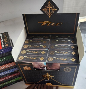 Sabor melocotón Herbal Enrollado a mano Premium Brown cigarrillos de hierbas enrolladas a mano Hierbas enrolladas en sabores exóticos de hoja de ébano - Product Image 5