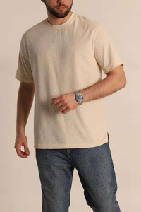 เสื้อยืดคอกลมพิมพ์ลายวินเทจทรงปกติสำหรับผู้ชาย ผ้าฝ้าย 100% เป็นมิตรกับสิ่งแวดล้อม น้ำหนัก 180 กรัม แขนสั้น สั่งทำได้ - Product Image 2