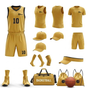 Tenues de basketball personnalisées écologiques, ensembles de vêtements de sport abordables, kits de basketball pour hommes, vente en gros - Product Image 1