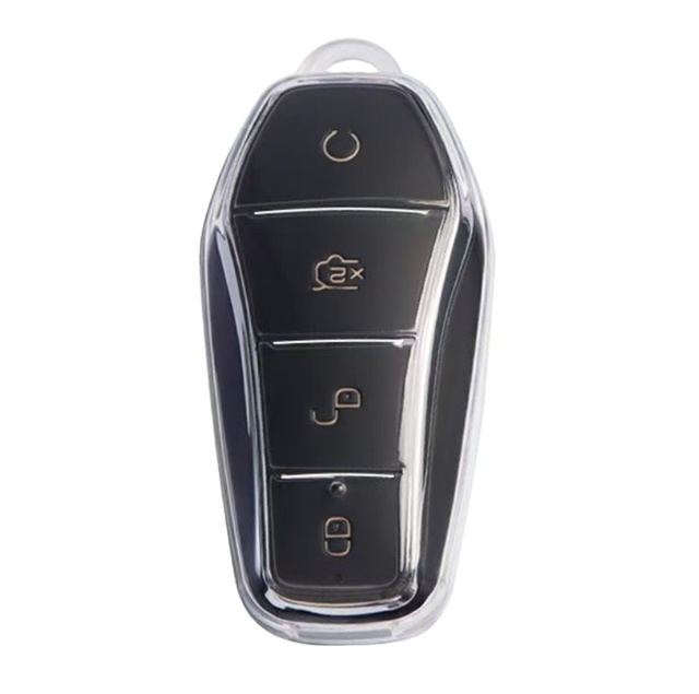 Car Key Case Cover Holder for BYD Atto 3 Han EV Dolphin Song PLUS DM-i EV Seal U Sealion 6 Car Key Accessories