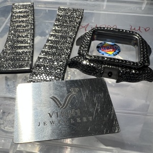 2023 marca superior de lujo Unisex reloj deportivo mecánico automático personalizado Hip Hop diamante VVS Moissanite oro blanco Silicona - Product Image 4