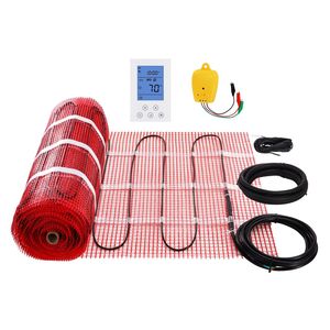 100 pies cuadrados Termostato Digital con Sensor de Piso 14 113 F, Sistema de Calefacción por Piso Radiante Eléctrico, 110 120V, Calentadores Eléctricos - Product Image 5