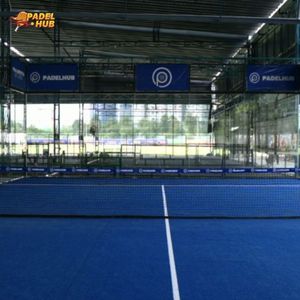 สนามแพเดิลเทนนิสมาตรฐานสำหรับพายุเฮอริเคน โครงสร้างเหล็กแข็งแรงทนทาน ทนทานต่อสภาพอากาศชายฝั่ง พร้อมข้อตกลงส่งออก B2B ระดับโลก - Product Image 6