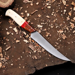 Cuchillo de Filetear Hecho a Mano de Acero Inoxidable con Funda de Cuero, Cuchillo de Pesca Personalizado de Alta Dureza y Extra Afilado - Product Image 2