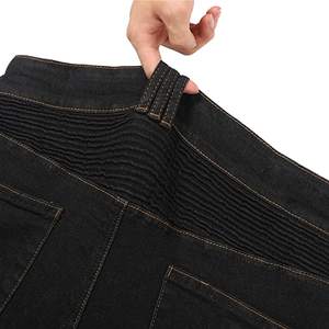 Pantalon de motard pour hommes Pantalon de course de moto respirant avec protection amovible Jeans ajusté grande taille pour adultes - Product Image 6