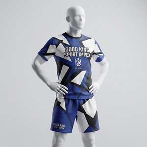 Conjunto de Camiseta y Pantalones Cortos de Fútbol Personalizados para Hombre, Uniforme de Fútbol Sublimado, Ropa Deportiva, Kit de Equipo, Fabricante OEM, Good King Sport Impex Pro - Product Image 1
