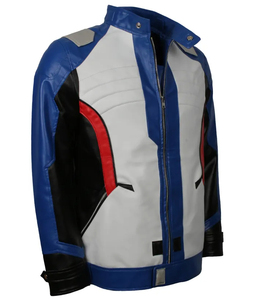 Veste de héros de jeu vidéo en cuir d'agneau véritable pour homme, veste de cosplay en cuir véritable sur mesure - Product Image 2