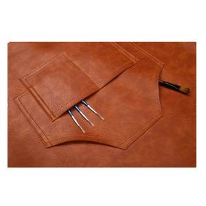 Tablier croisé en cuir imperméable et résistant à l'huile avec logo personnalisé, sans manches, unisexe, pour jardinage, salon de coiffure, vêtements de travail SALUBRIOUS SPORTS - Product Image 4