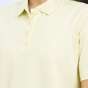 High Quality <b>women's</b> T-<b>shirts</b> Oem Fashion Factory Made Slid Colors <b>Women</b> <b>Polo</b> <b>Shirt</b> Latest Design <b>Polo</b> <b>Shirt</b> For <b>Women</b> - Product Image 4