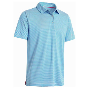 Polo en tricot de haute qualité pour homme, extensible en polyester et élasthanne, manches courtes, logo personnalisé, polo de golf décontracté, performance, coupe ajustée - Product Image 6