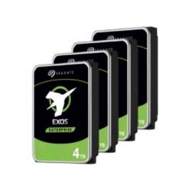 4TB SATA Enterprise Hard Drive 7200RPM 3.5 Inch with Metal Shell 128MB Cache 600MB/s Interface Rate for Server Storage