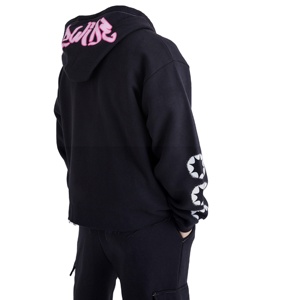 Ensemble de survêtement pour homme en coton 100% de haute qualité, taille plus, hiver, sweat-shirt à fermeture éclair intégrale, ensemble 2 pièces - Product Image 6