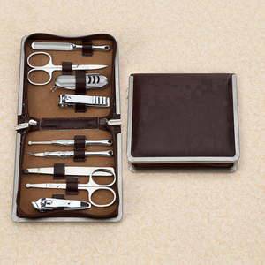 New Arrival Customizable 7-Pc Manicure Pedicure Set Stainless Steel Beauty Care Instrument for Women Men OEM ODM Serviced <b>Box</b> - Product Image 5