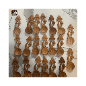 Lot de cuillères en bois vintage écologiques, finition miroir, durables, pour la cuisson et le service de salades, avec logo personnalisé pour entreprises – Fournisseur direct usine - Product Image 4