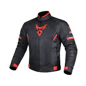 Men's PU Leather Motorcycle <b>Jacket</b> <b>Red</b> Logo Crew Neck Zipper Closure Slim Fit Windproof <b>Hooded</b> Streetwear Thin Autumn Wear - Product Image 1