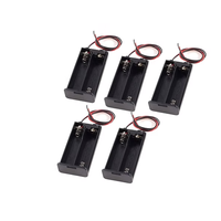 Support de batterie en plastique avec fil, économique, à monter sur circuit imprimé pour l'électronique DIY, piles AA/AAA, boîtier de batterie fiable et facile à installer
