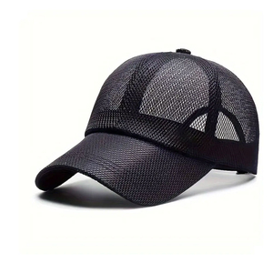 Wholesale High-End Men's Sporty Cotton Mesh Baseball Caps 3D Embroidery Custom Colors Fashion Style Canvas for Outdoor Sports - Product Image 6