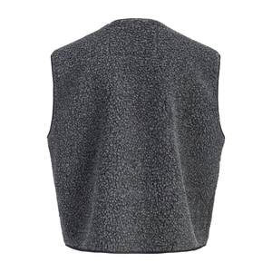 Gilet sans manches en polaire pour femme, nouvelle collection, avec logo personnalisé, fermeture éclair, décontracté, grandes tailles, personnalisable, pour filles - Product Image 6