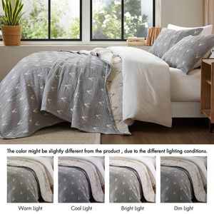 3 PCS Full/Queen <b>Bedspreads</b> & <b>Coverlets</b> Set - Product Image 6