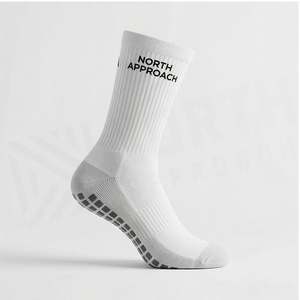 Chaussettes North Approach en coton blanc respirant avec logo sur le bord, pour adulte, décontractées, été - Product Image 3