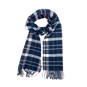 Écharpe de football d'hiver personnalisée de haute qualité avec logo, en jacquard acrylique tricoté, à franges, légère et rétente de chaleur - Product Image 6