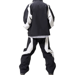 2026 High Quality Customizable Nylon Polyester Short Jacket Printed Two-Piece Reversible Windbreaker Track Suit Set Plus Size - Product Image 4