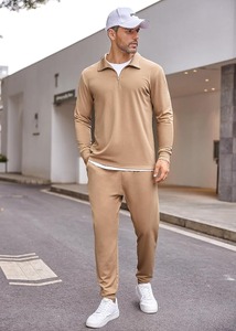 Ensemble de survêtements et pantalons décontractés en coton réfléchissant de haute qualité pour hommes et garçons, avec veste à capuche zippée pour l'automne - Product Image 6