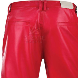 Shorts en cuir de haute qualité, prix de gros, fabrication sur mesure, faible MOQ, shorts en cuir pour hommes - Product Image 6