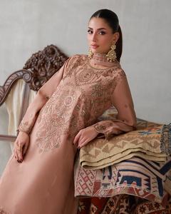 599 Salwar Kameez pakistanais de marque haut de gamme pour femmes, idéal pour les fêtes et les occasions de plage - Matière viscose, évacuation rapide de l'humidité - Product Image 1